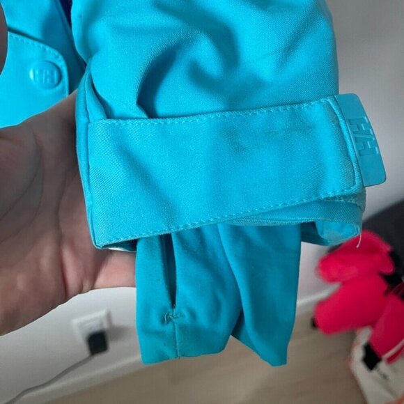 Helly Hansen Professional Floria Insulated Ski Snow Jacket Coat Blue Size Medium - Picture 12 of 15